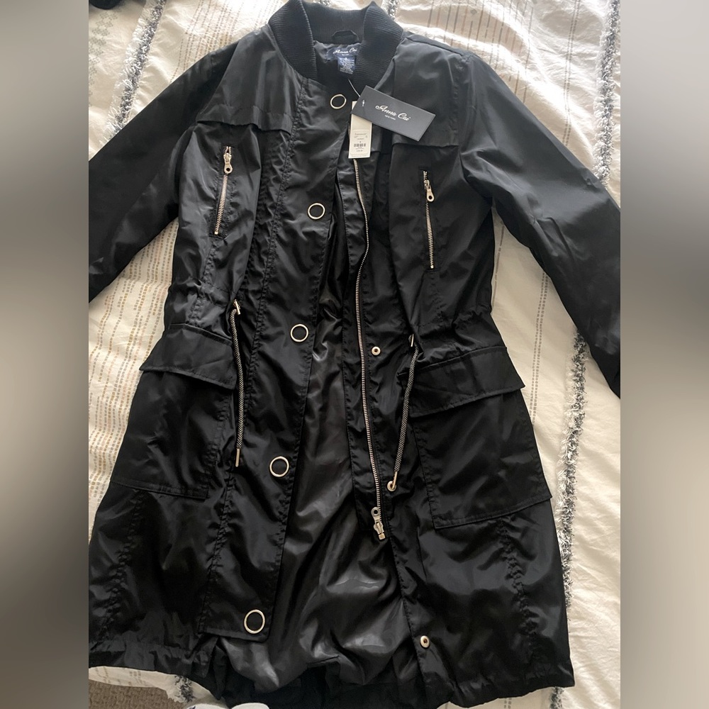 Brand New - Never Worn - Black rain coat - Brand: Anna Cai